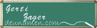 Gerti Zager Visitenkarte